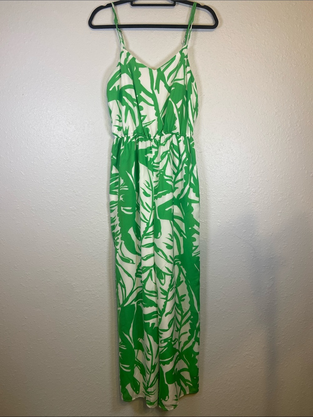 Lilly Pulitzer for Target Green & White Botanical Print Jumpsuit Size Small NEW